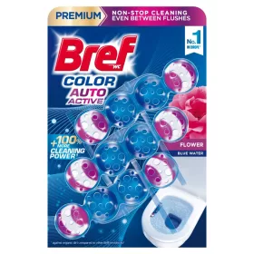   Bref wc tisztító golyós Mega Pack (3DB-OS, 9csg/karton) color auto active 3X50g flower