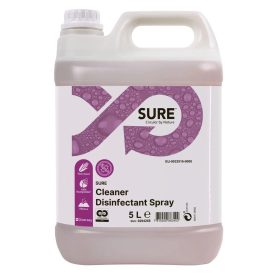   Sure Cleaner Disinfectant spray fertőtlenítő hatású tisztítószer, élelmiszerrel érintkező felületekhez, 100%-osan lebomló 5L (2db/karton)