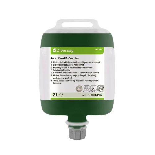 Room Care R2-Des plus kemény felületi tisztító és fertőtlenítőszer konc. 2L (2db/karton)