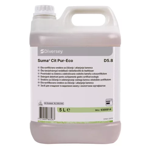 Suma Cit Pur-Eco D5.8 tisztító- és vízkőoldó koncentrátum 5L (2db/karton)