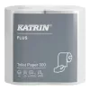 Katrin Plus toalettpapír kistekercses 3r., hófehér, 300lap/tek, 4tek/csg, 6csg/karton, 55karton/raklap