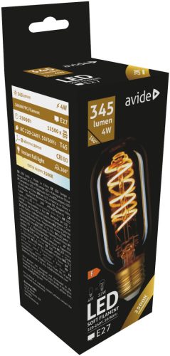 Avide LED Soft Filament T45 4W E27 EW 2700K