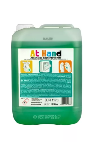At Hand kézfertőtlenítő 5L - ADAGOLÓ UTÁNTÖLTŐ