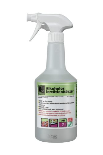 Brilliance® alkoholos fertőtlenítő flakon szórófejjel 750ml (üres)