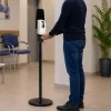 Aluminium padlón álló állvány reklám felülettel fehér