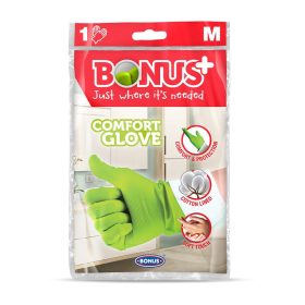 Bonus+ Komfort gumikesztyű M