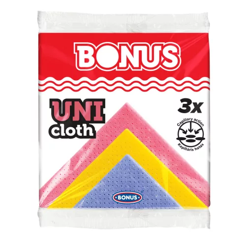 Bonus+ Uni kendő 3db/csg (24csg/karton)