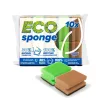Bonus mosogatószivacs, formázott, Eco Sponge 10db/csg (10csg/gyűjtő, 100csg/karton)