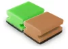Bonus mosogatószivacs, formázott, Eco Sponge 10db/csg (10csg/gyűjtő, 100csg/karton)