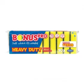 Bonus mosogatószivacs heavy duty 10db/csg (20csg/karton)
