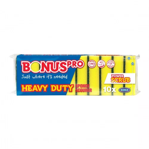 Bonus mosogatószivacs heavy duty 10db/csg (20csg/karton)