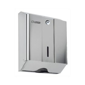 Losdi adagoló kéztörlő, V hajtogatott, rozsdamentes, matt - CO0104F