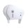 Vialli Mini NON-STOP T2 toalettpapír adagoló ABS fehér, 19cm-es toalettpapírhoz (10db/karton)