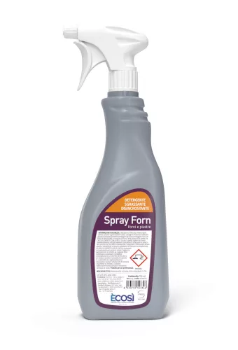 ÈCOSÌ Spray Forn - Zsírtalanító és lerakódást oldó tisztítószer sütőkhöz, főzőlapokhoz és öntisztító sütőkhöz 750ml 12db/karton