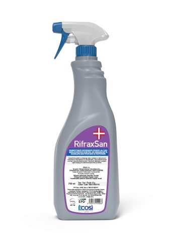 ÈCOSÌ Rifrax San - Többfunkciós, önszáradó, fertőtlenítőszer, széles spektrumú tisztítószer 750ml 12db/karon