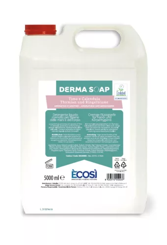 ÈCOSÌ DERMA SOAP - Ecolabel Folyékony kéz- és testszappan 5L, 4kanna/karton
