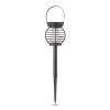 Entac Multifunkcionális Kerti Szolár Lámpa Láng Effekttel, átmérő 10cm, 12db WW SMD LED, 12db/kínáló