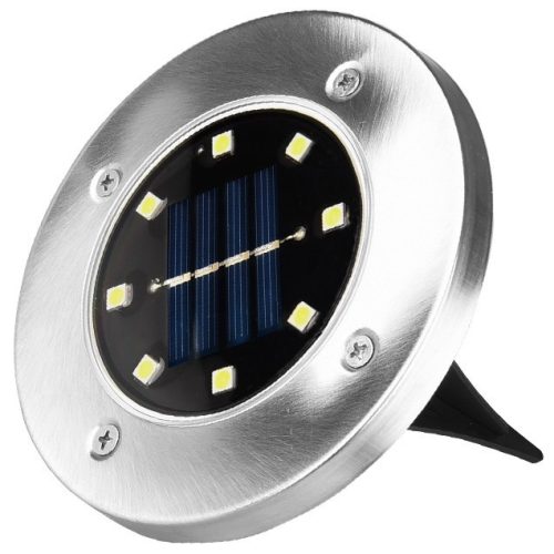 Entac Kerti Szolár Lámpa 100mm Műanyag 8 LED taposólámpa 4db/doboz