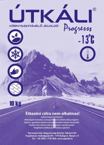 Útkáli Progressz környezetkímélő jégoldó -13°C-ig (útszóró) 10kg (100csg/raklap)