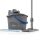 FILMOP Easy Wash lapos felmosó szett 15L (vödör préssel, nyél, moptartó, mop)