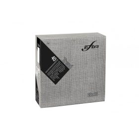   Infibra Szalvéta 38x38cm Trend Trama antracit 2 réteg 40 lap/csomag