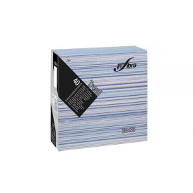 Infibra szalvéta 38x38cm Trend Traccia kék 40 lapos