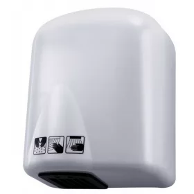Kézszárító, ABS műanyag, fehér, 1650W - KW1009W