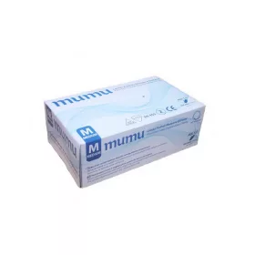   MUMU egyszerhasználatos latex fehér M, 100 db-os, 20 (doboz/karton)