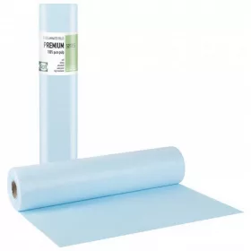   Orvosi lepedő fóliával ELITE kék Papír+PE 50cm 50m 132 lap, 6 tekercs/karton