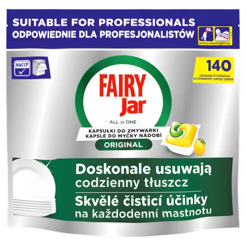 Jar mosogatótabletta Allin1 Original 140db/csg (2csg/karton, 144csg/raklap)