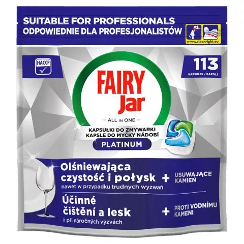 Jar mosogatótabletta Platinum 113db/csg (2csg/karton, 144csg/raklap)