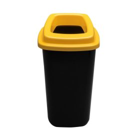   Plafor Sort szelektív hulladékgyűjtő, szemetes 28L sárga/fekete