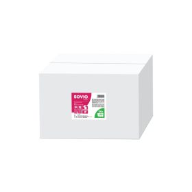  Sovio V hajtogatású kéztörlő, 2rétegű, fehér, 150lap/csg, 20csg/karton (40karton/raklap)