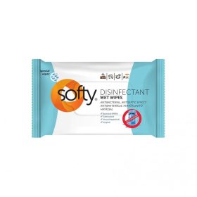   Nedves Softy Disinfectant fertőtlenítő törlőkendő 40 lap, visszazárható
