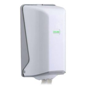   Vialli Mini tekercses kéztörlő adagoló ABS műanyag, fehér, 8db/karton