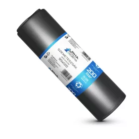  Szemeteszsák fekete 95x120 30mikron 200L 10db/tekercs 20tekercs/csomag