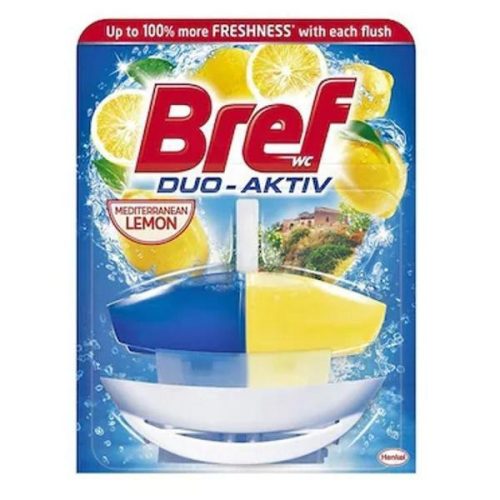 Bref Wc Duo-Aktiv toalett Illatosító citrom Illattal, 50ml