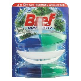  Bref Wc Duo-Aktiv toalett Illatosító fenyő Illattal, + UTÁNTÖLTŐ 2x50ml