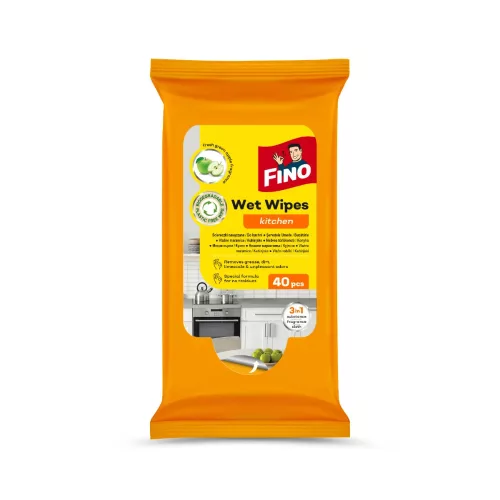 FINO nedves törlőkendő KONYHAI 40db/csg (8csg/karton) green apple