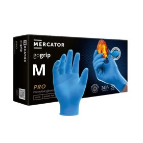 MERCATOR GoGrip Blue Gumikesztyű M-es 50 db/csomag