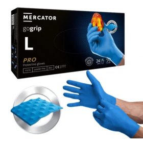 MERCATOR GoGrip Blue Gumikesztyű L-es 50 db/csomag