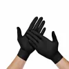 MERCATOR gumikesztyű Nitrylex black nitril púdermentes fekete vizsgálókesztyű "XS" (100db/doboz, 10doboz/karton)