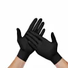 MERCATOR gumikesztyű Nitrylex black nitril púdermentes fekete vizsgálókesztyű "XL" (100db/doboz, 10doboz/karton)