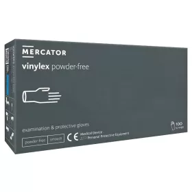   MERCATOR gumikesztyű VINYLEX POWDER FREE-vinil púdermentes vizsgálókesztyű "L" (100db/doboz, 10doboz/karton)