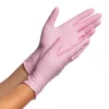 MERCATOR gumikesztyű Nitrylex pink nitril púdermentes világos rózsaszín vizsgálókesztyű "L" (100db/doboz, 10doboz/karton)