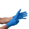 MERCATOR gumikesztyű gogrip (blue)nitril védőkesztyű kék púdermentes, gyémánt textúrált "S" (50db/doboz, 10doboz/karton)
