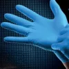 MERCATOR gumikesztyű gogrip (blue)nitril védőkesztyű kék púdermentes, gyémánt textúrált "L" (50db/doboz, 10doboz/karton)