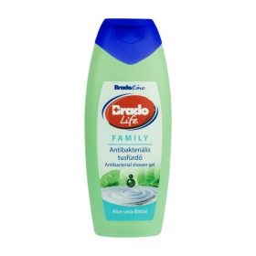   BradoLife Antibakteriális tusfürdő 400ml (12db/karton) aloe Vera
