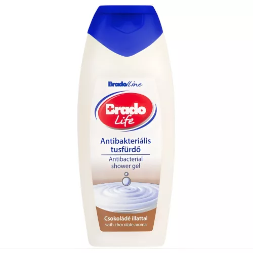 Bradolife Antibakteriális tusfürdő 400ml (12db/karton) csokoládé