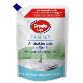   Bradolife antibakteriális tusfürdő 800ml ut. family (8db/karton)